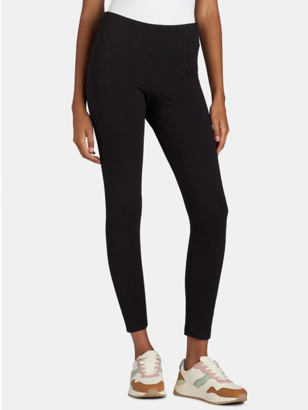 Time and Tru Black High-Rise Leggings